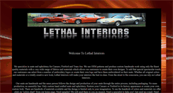 Desktop Screenshot of lethalinteriors.com